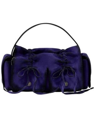 Acne Studios Multipocket Bleached Purse - Blauw