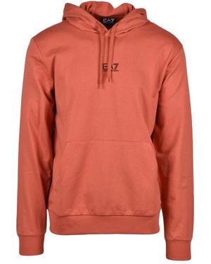 EA7 Hoodies - Orange