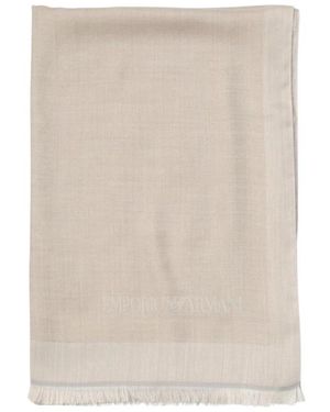 Emporio Armani Luxuriöses Cashmere-Tuch - Natur