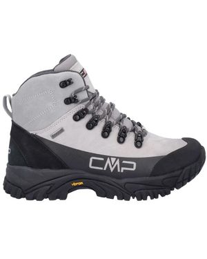 CMP Fitness ,Grijs ,Leer Grijze Sneakers Waterdicht Leer Vibram Zool