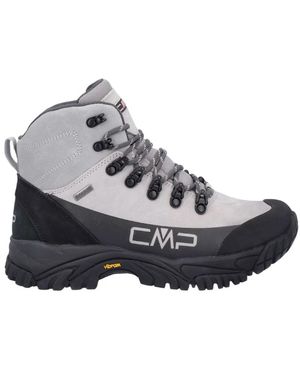 CMP Fitness ,Grijs ,Leer Grijze Sneakers Waterdicht Leer Vibram Zool