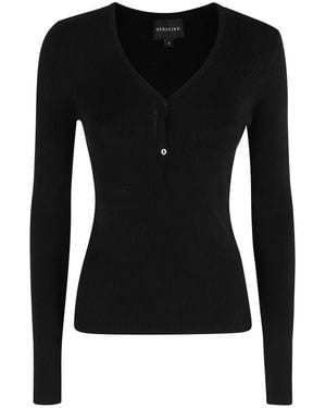 Birgitte Herskind V-Neck Knitwear - Negro