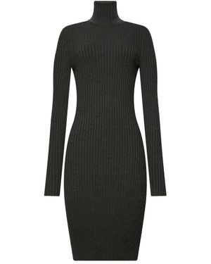 Wolford Merino Rib Dress - Schwarz