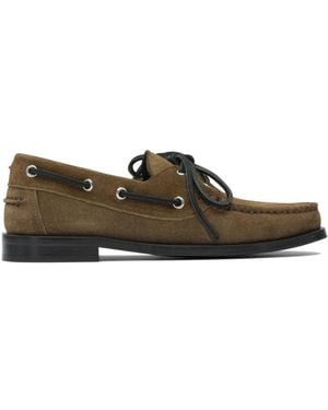 Aeyde Braune Loafer Schuhe Für Frauen