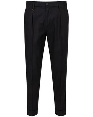 Paolo Pecora Slim-Fit Trousers - Nero
