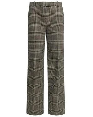Circolo 1901 Ruitjes Wijde Broek - Grijs