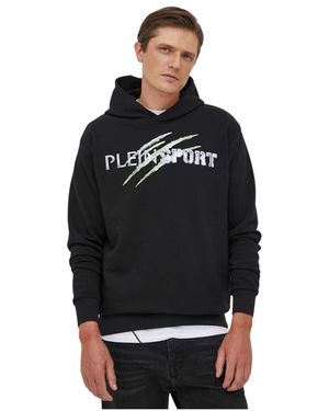 Philipp Plein Hoodie Sweatshirt Chrome Scratch Edition - Zwart