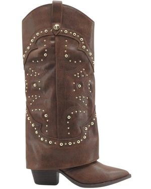Steve Madden Stagecoach Lederstiefel - Braun