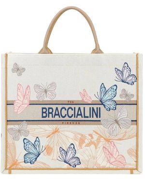 Braccialini Shopping Bags - White