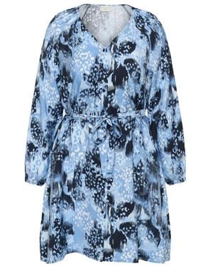 Kaffe Short Dresses - Blue