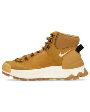 Nike Lace-Up Boots - Metallic