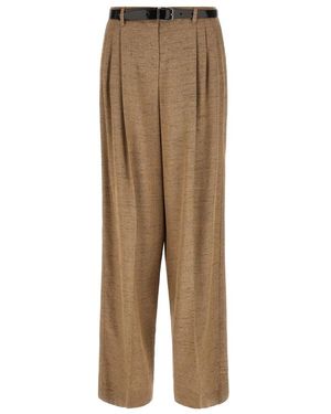Dolce & Gabbana Wide Trousers - Neutro