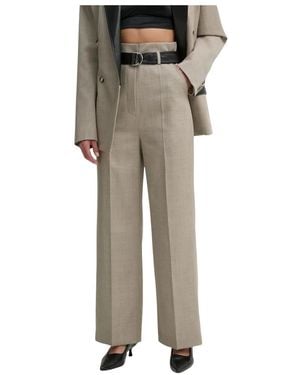 Nanushka Wide Trousers - Neutro