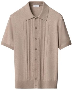 Eton Short Sleeve Shirts - Brown
