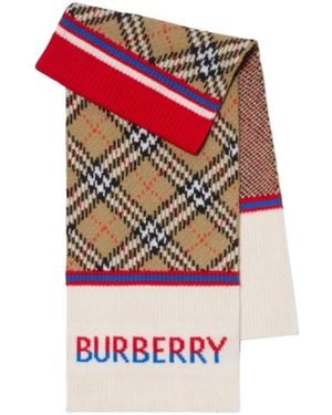 Burberry Winter Scarves - Rouge