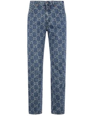Gucci Straight Jeans - Blauw