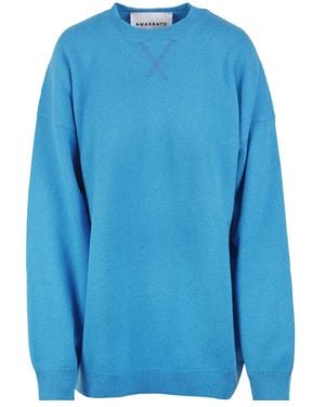 Amaranto Round-Neck Knitwear - Azul