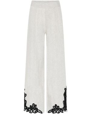 Heartmade Wijde Broek - Wit