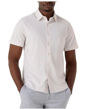 Dstrezzed Herren Casual Weißes Hemd
