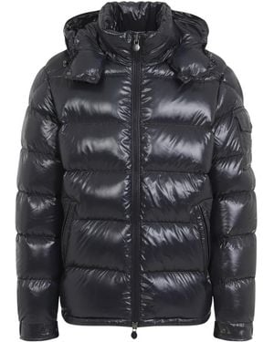 Moncler Jassen ,Blauw ,Leer Maya Jacket - Grijs