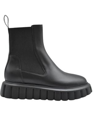 Voile Blanche Chelsea Boots - Negro