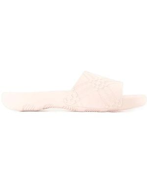 Burberry Schoenen ,Roze ,Haymarket Check Slides