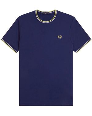 Fred Perry T-Shirts - Blue