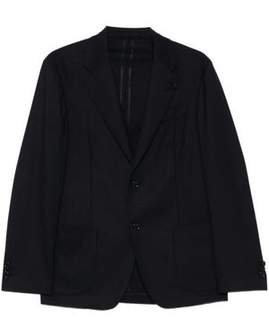Lardini Blauw Pak Voor Mannen - Zwart