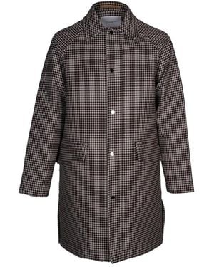 Paolo Pecora Single-Breasted Coats - Grey