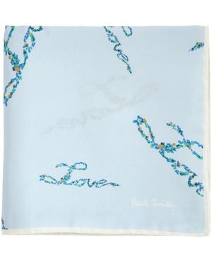 Paul Smith Silky Scarves - Bleu