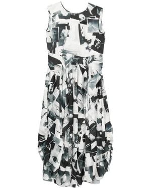 High Midi Dresses - Blanc