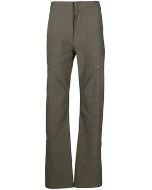 Post Archive Faction PAF Grüne Baumwollhose - Grau