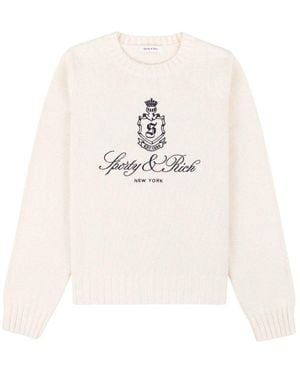 Sporty & Rich Vendome Sweater - Weiß