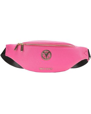 carlo colucci Logo Heuptas Crossbody Stijl - Roze