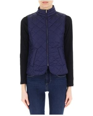 Marella Gilet imbottito blu donna casual