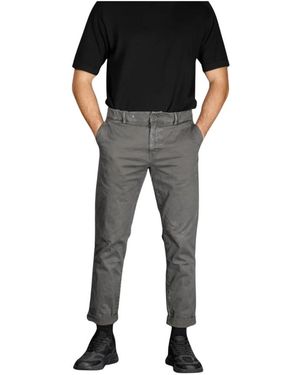 Mason's Slim-Fit Trousers - Black