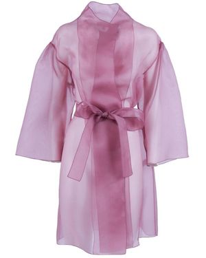 Antonelli Belted Coats - Morado