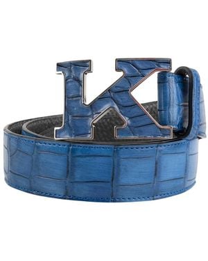 Kiton Belts - Blue