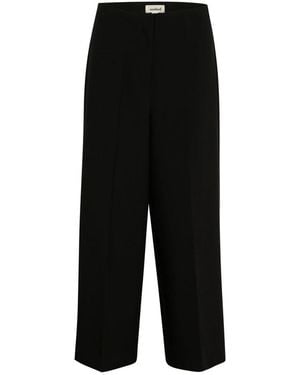 Soaked In Luxury Wide Trousers - Black