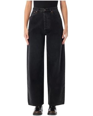 Fortela Jaron Wide Leg Pant - Zwart