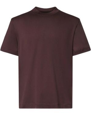 Eleventy T-Shirt Mit Rundhalsausschnitt - Lila