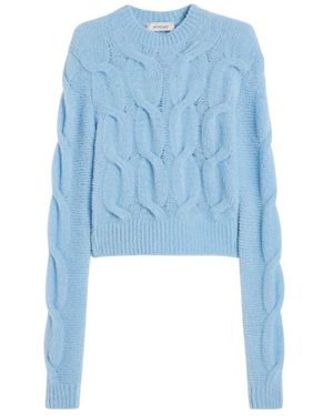 Sportmax Round-Neck Knitwear - Azul