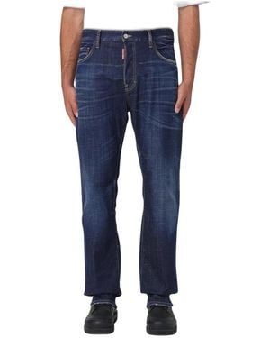 DSquared² Jeans ,Blauw ,Denim Stretch Denim Jeans