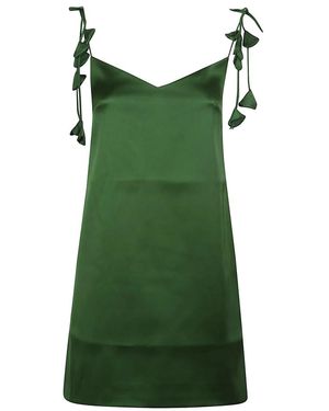 Self-Portrait Short Dresses - Verde