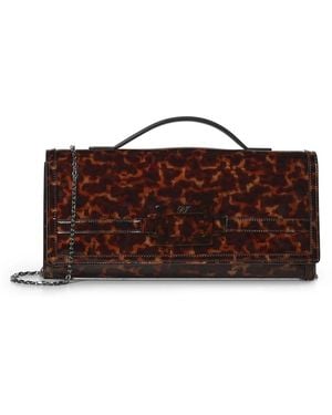 Roger Vivier Belle Vivier Clutch - Braun