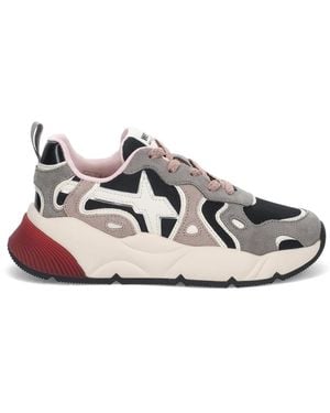W6yz Kleurrijke Sneakers Met Suède En Technische Stof - Meerkleurig