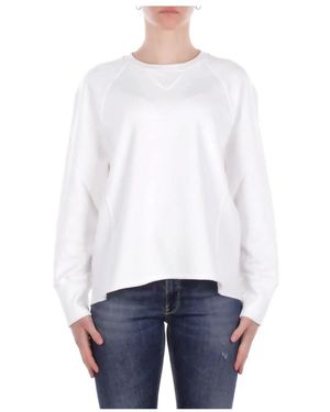 Dondup Logo Front Sweatshirt - Weiß