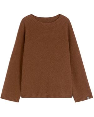 Max Mara Round-Neck Knitwear - Marrón