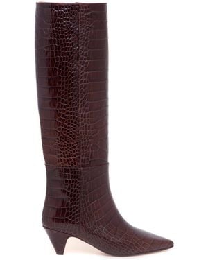 Anna F. High Boots - Braun