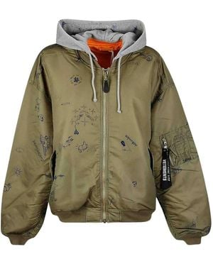 Vetements Light Jackets - Green